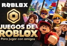 Portada de juegos de Roblox para jugar con amigos con varios avatares estilo Roblox